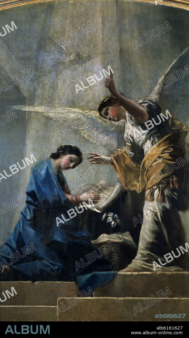 FRANCISCO DE GOYA. LA ANUNCIACION - 1785 - O/L - 280x117.