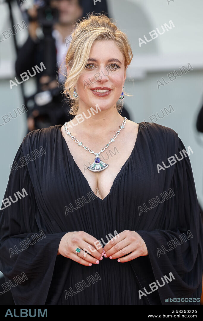 GRETA GERWIG. August 31, 2022, Venice, Italy: Greta Ferro attends the premiere of 'White Noise' during the 79th Venice International Film Festival at Palazzo del Cinema on the Lido in Venice, Italy, on 31 August 2022. Photo: Alec Michael (Credit Image: © Alec Michael via ZUMA Press).