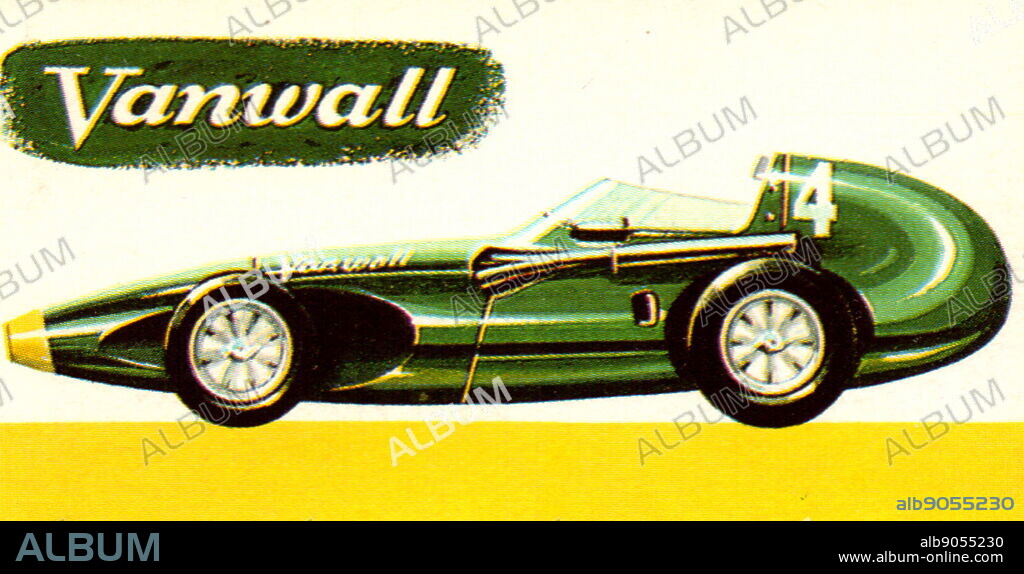 1958 Vanwall VW 5, Grand Prix, 2.5 litres racing car. Vanwall was a motor racing team and racing car constructor that was active in Formula One during the 1950s. Founded by Tony Vandervell,.