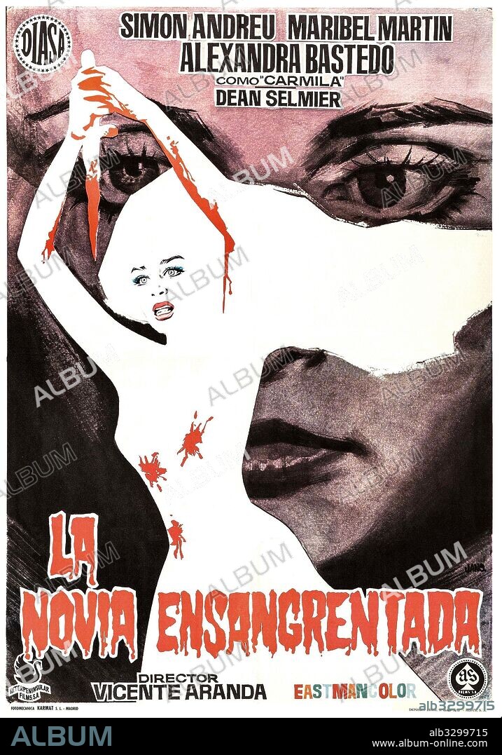 Poster de LA NOVIA ENSANGRENTADA, 1972, dirigida por VICENTE ARANDA.