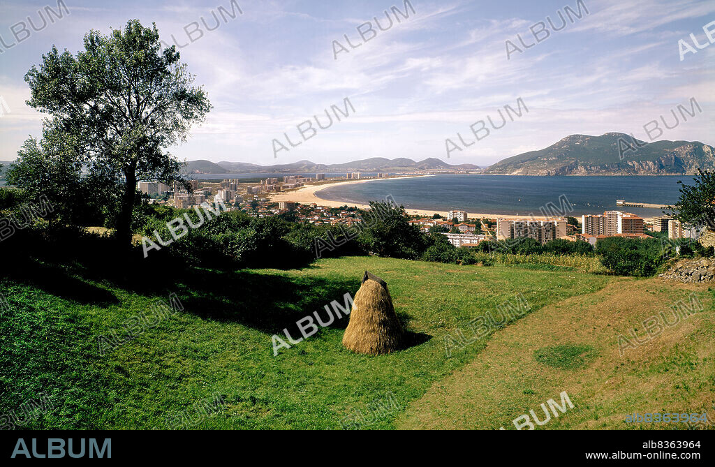 PANORAMICA DESDE EL MIRADOR LAREDO - FOTO AÑOS 60.