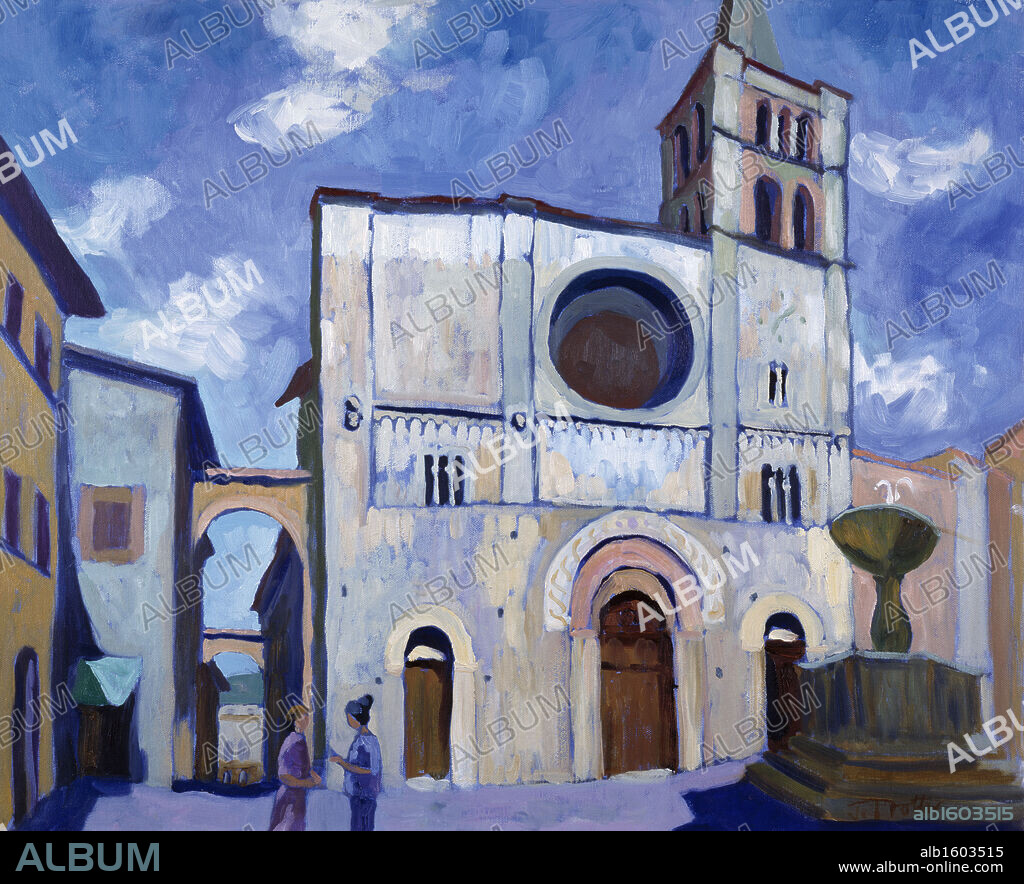 La Bevagna Umbria,  by Josephine Trotter,  Born 1940.