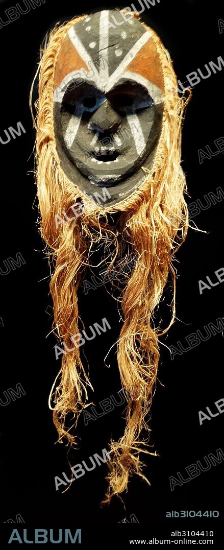 Melanesian Tamake mask from the Island of Ambrym in Vanuatu in the Pacific.
