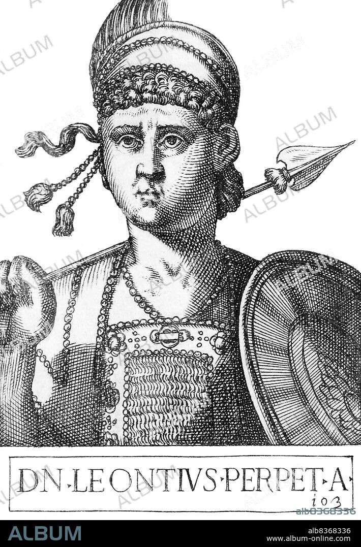 Leontios (660-706), sometimes spelt Leontius, was an Isaurian citizen of the Byzantine Empire, enlisting as a soldier from an early age and swiftly rising through the ranks under the reign of Emperor Constantine IV. In 695, he deposed Justinian II and claimed the throne for himself.