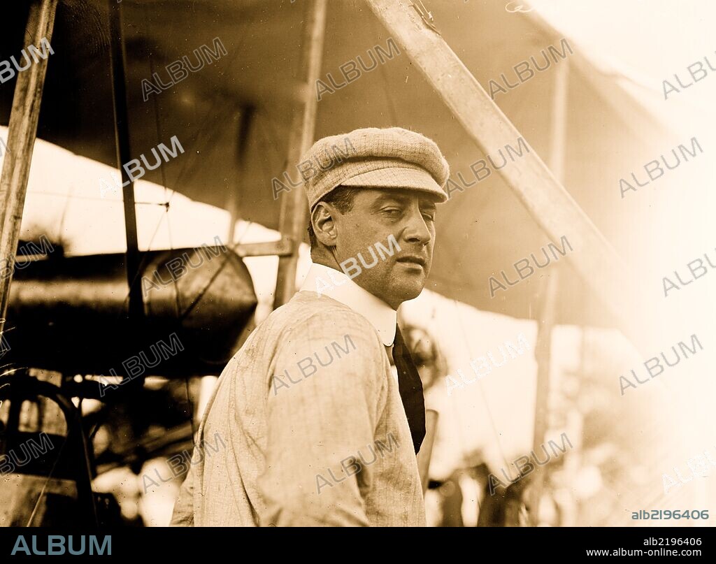 Ralph Johnstone (1886 – November 17, 1910) was a pioneering early aviator who died in a crash.He started as a vaudeville trick bicycle rider. He became a Wright exhibition team pilot. He and Archibald Hoxsey were known as the "heavenly twins" for their attempts to break altitude records. In October, 1910, the International Aviation Tournament was at the Belmont Park race track in Elmont, New York. The meet offered $3,750 for the highest altitude, another $1,000 for a world record and a $5,000 bonus for exceeding 10,000 feet. Johnstone set a new American flight altitude record of 8,471. feet.[1] On the ground Ralph was pals with Hoxsey and rival Curtiss team member Eugene Ely. He was the first of the Wright team to die. He was in a crash after he failed to recover from a dive in Denver on November 17, 1910.