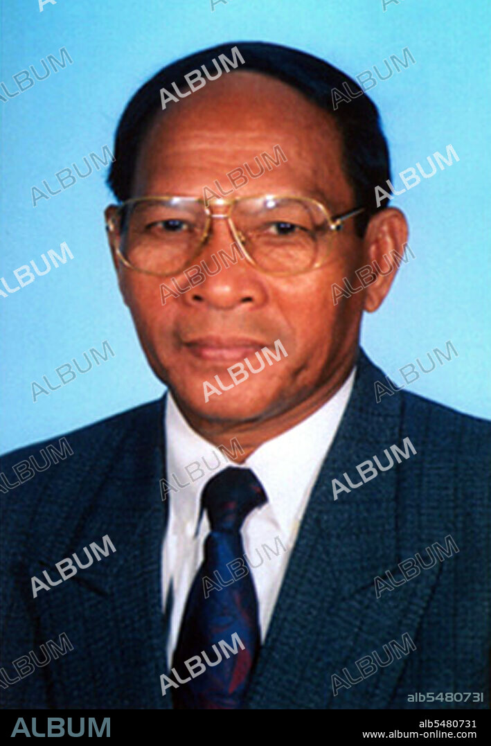 Heng Samrin (born 1934) is a Cambodian politician. He was the chairman of the People's Republic of Kampuchea and the State of Cambodia (1979-1993), and later vice chairman (1998-2006) and chairman of the National Assembly of Cambodia since 2006. When King Norodom Sihanouk was restored in 1993, Heng was given the honorary title of Samdech, and was made honorary chairman of Hun Sen's Cambodian People's Party.