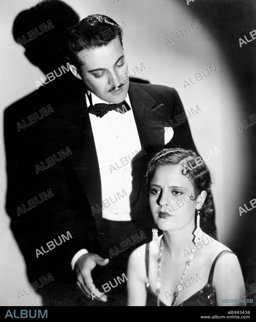 MARIA ALBA and RAMON PEREDA in EL CUERPO DEL DELITO, 1930, directed by A. WASHINGTON PEZET. Copyright PARAMOUNT PICTURES.