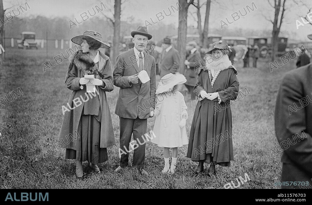 BAIN NEWS SERVICE. Audrey Hoffman, Norrie Sellar and wife Sybil Katherine Sherman Sellar, between c1915 and c1920.