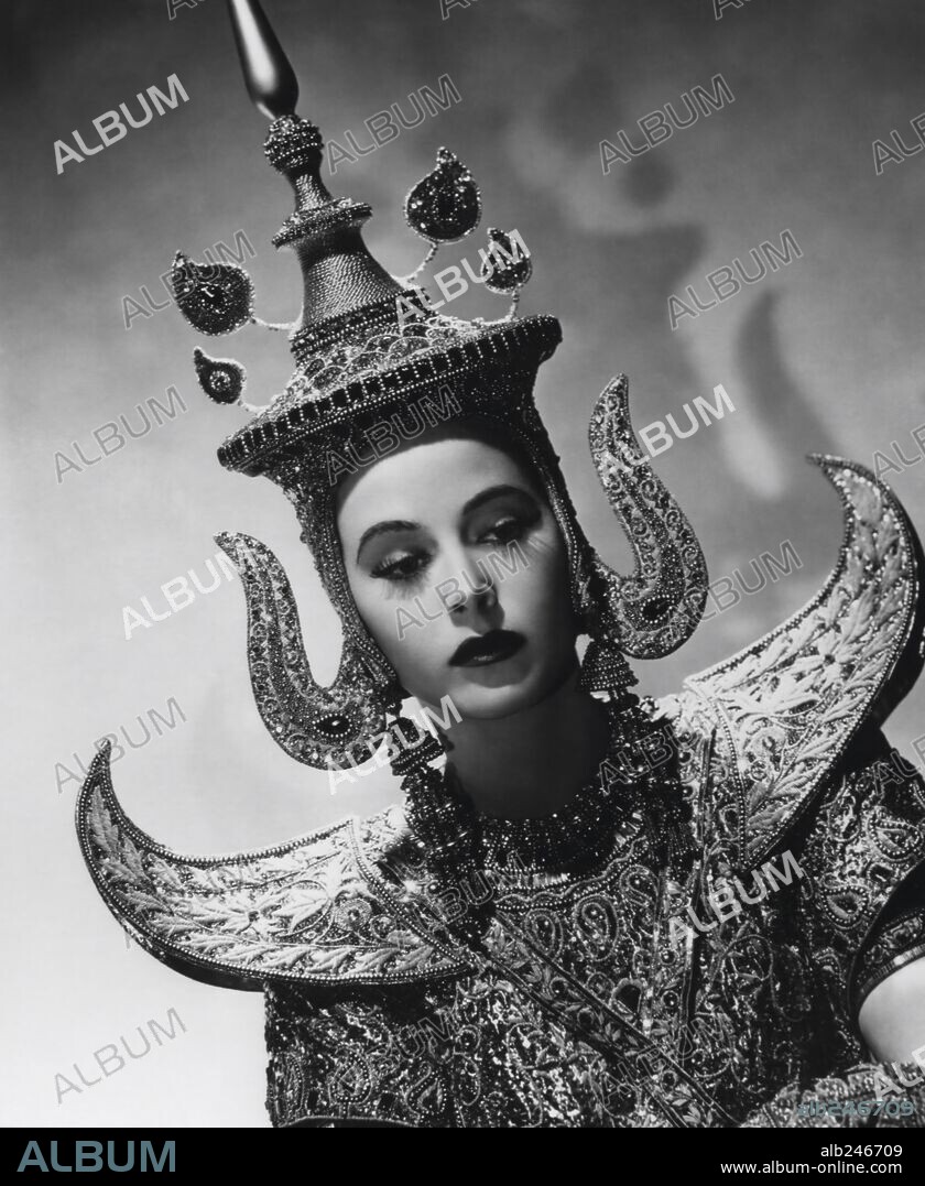 HEDY LAMARR in LADY OF THE TROPICS, 1939, directed by JACK CONWAY. Copyright M.G.M. Costume designer: Adrian.