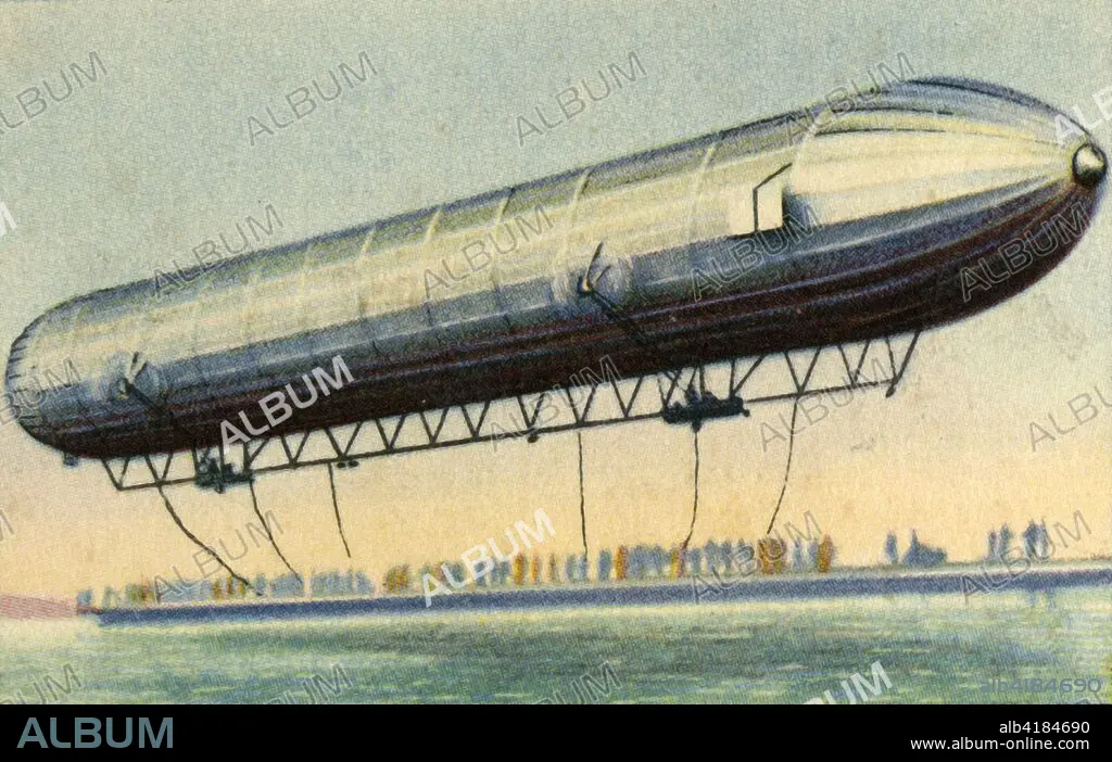 Zeppelin LZ 1, 1900, (1932). Creator: Unknown. - Album