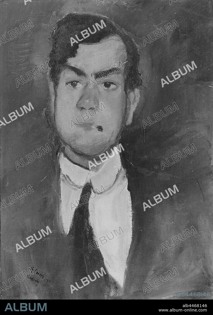 BERTIL BULL HEDLUND. Axel Fridell, Bertil Bull-Hedlund, painting, Oil on panel, Height: 46 cm (18.1), Width: 32.2 cm (12.6).