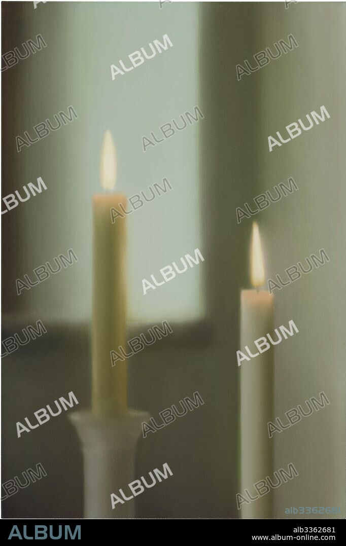 GERHARD RICHTER. Two candles (499-2).