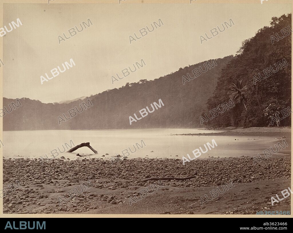 Tropical Scenery, The Terminus of the Proposed Canal, Limon Bay. Artist: John Moran (American (born England), Bolton, Lancashire 1821-1903 Pennsylvania). Dimensions: Image: 20 x 27.3 cm (7 7/8 x 10 3/4 in.)
Mount: 30.5 x 38.2 cm (12 x 15 1/16 in.). Date: 1871.