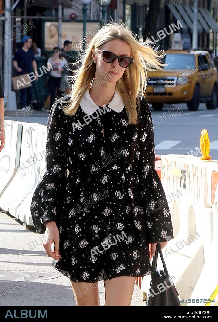 May 1, 2018 - New York, New York, United States - Socialite Nicky Hilton Rothschild rocks a short summer dress as she enjoys warm spring weather in Greenwich Village on May 1 2018 in New York City. 01/05/2018