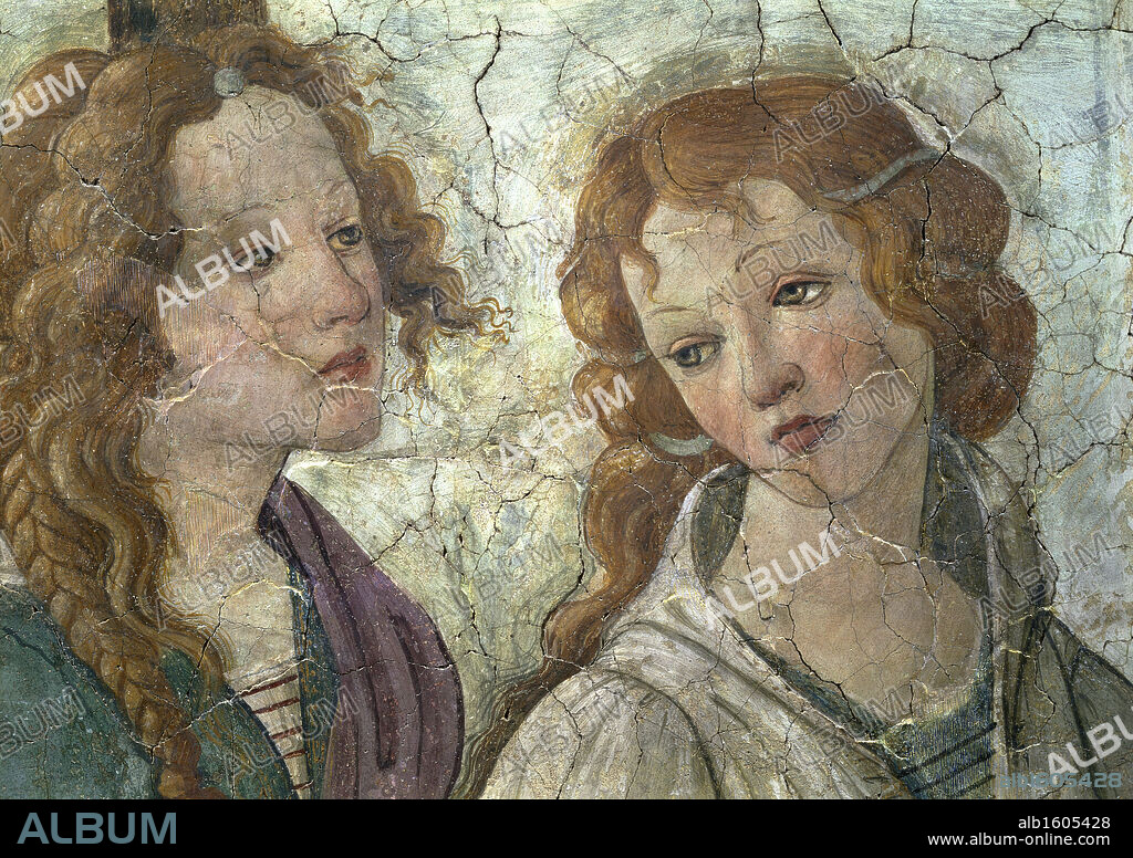 Young Woman Receives Gifts From Venus and the Three Graces (Detail)   Sandro Botticelli (1444-1510/Italian)   Muse du Louvre, Paris.