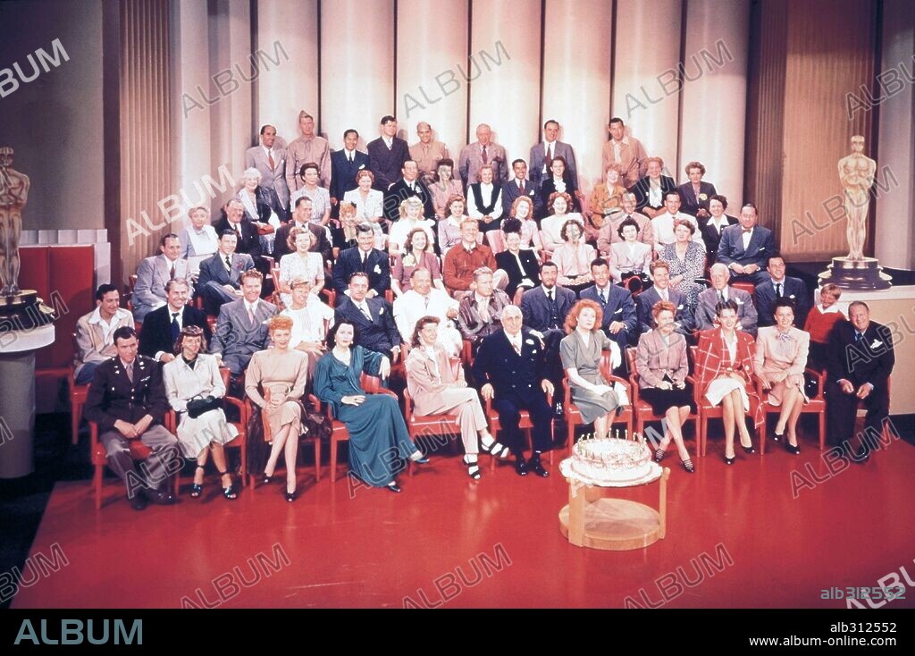 LOUIS B. MAYER in FILM HISTORY: M. G. M. 20th Anniversary of the M.G.M's Studios. 1943