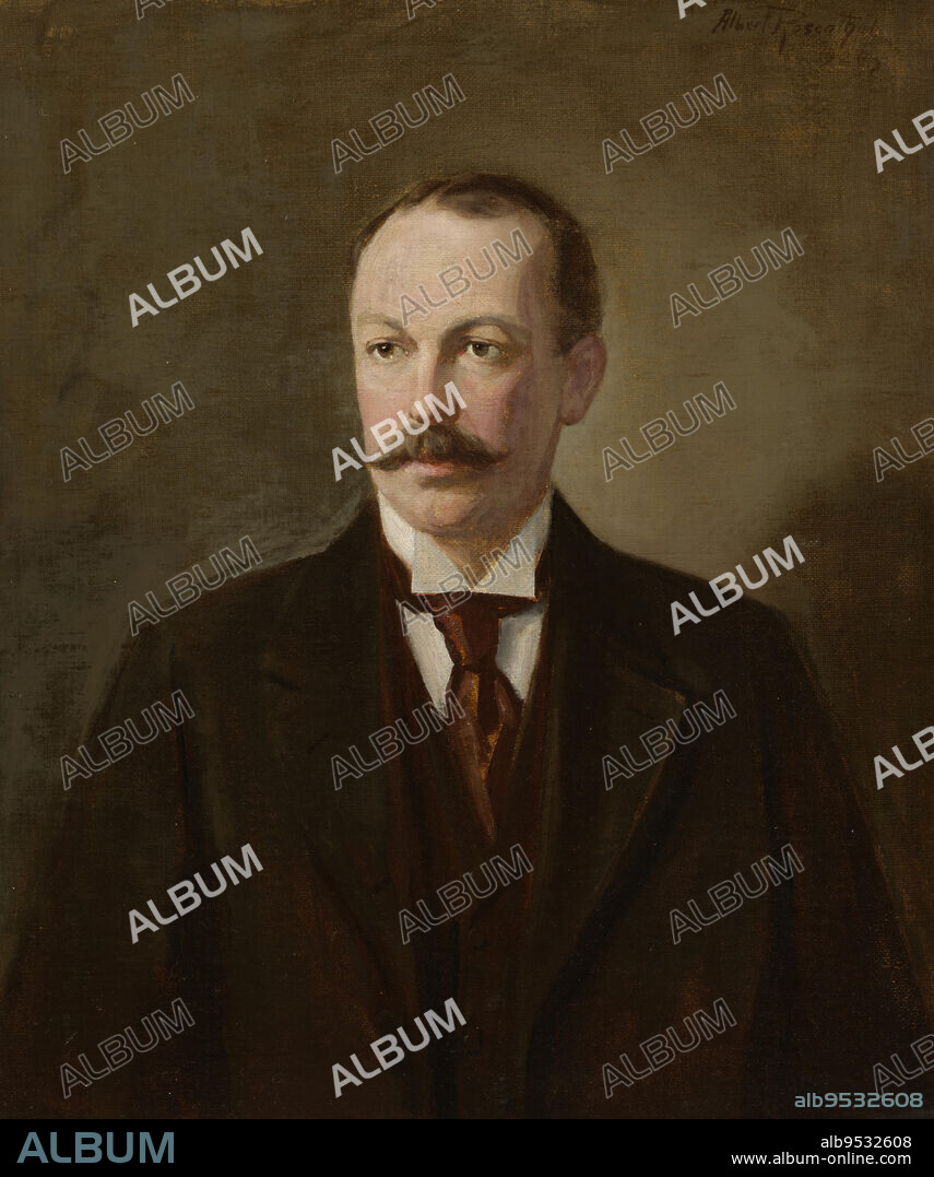 ALBERT ROSENTHAL. Richard Alexander F. Penrose, Jr. oil on canvas.