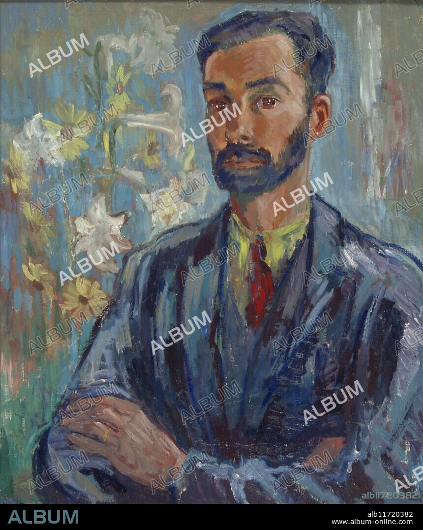 HJALMAR HAGELSTAM. Portrait of Master Titus Reuter, 1937.