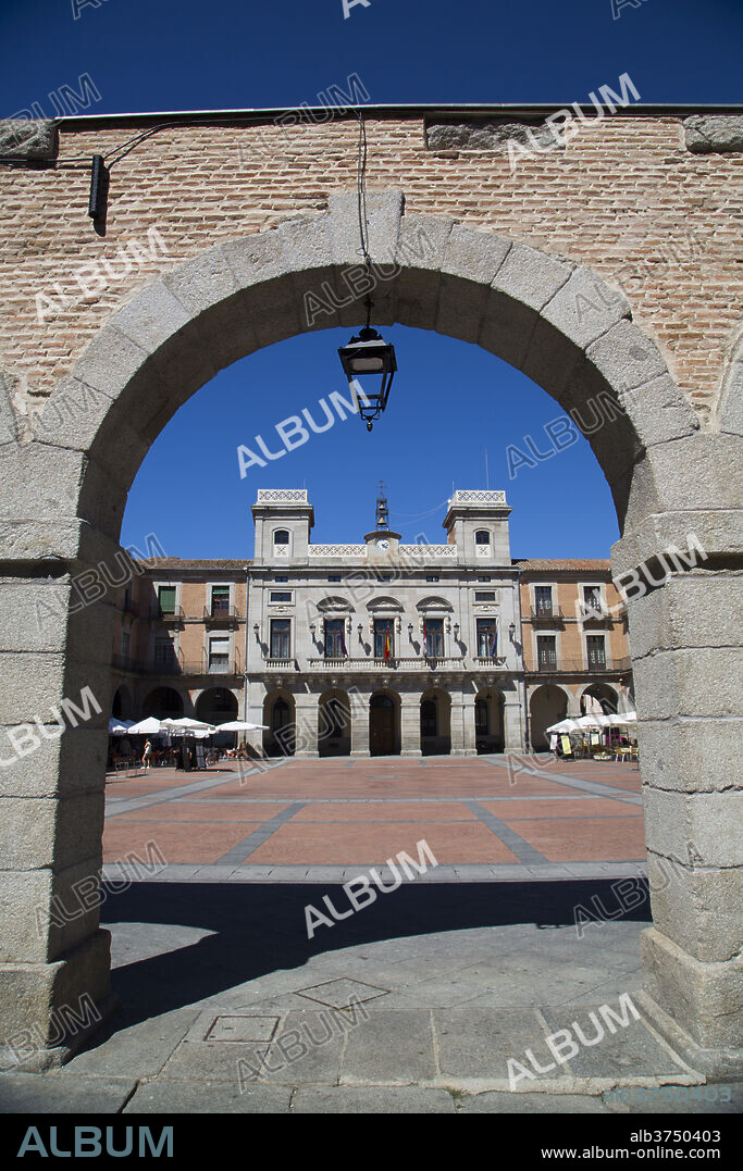 Plaza del Mercado Chico, Avila, UNESCO World Heritage Site, Castile and Leon, Spain, Europe.