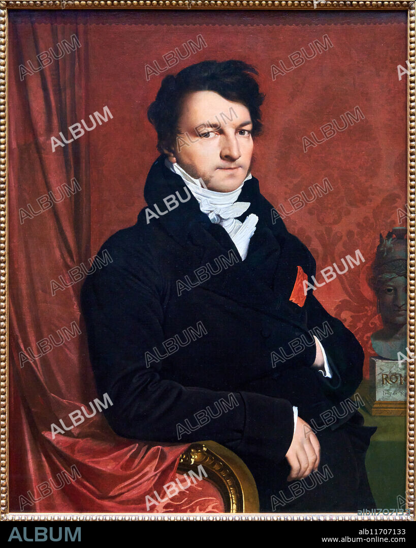 Monsieur de Norvins, 1811-1812, Jean-Auguste-Dominique Ingres. (1780-1867), The National Gallery, London, UK.