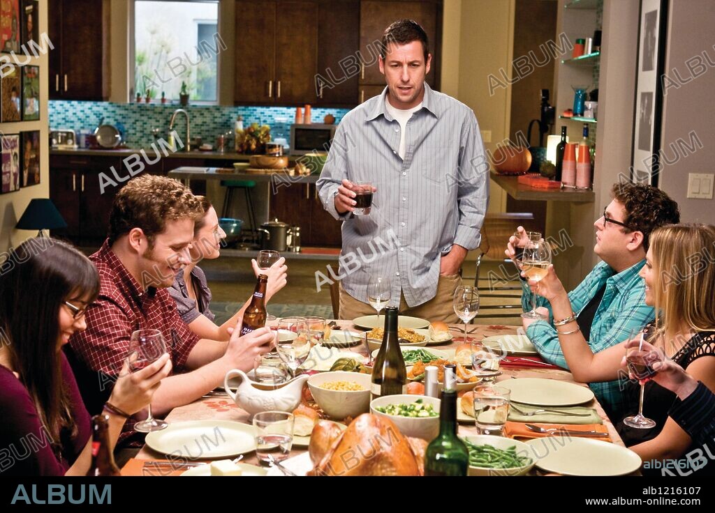 ADAM SANDLER, JONAH HILL und SETH ROGEN in FUNNY PEOPLE, 2009, unter der Regie von JUDD APATOW. Copyright UNIVERSAL PICTURES / BENNETT, TRACY.