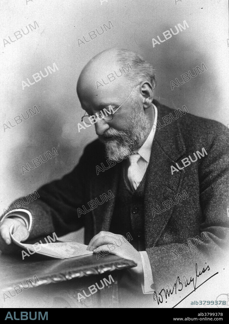 William Maddock Bayliss (1860-1924) was an English physiologist. Bayliss and Ernest Henry Starling discovered the peptide hormone secretin and peristalsis of the intestines. The Bayliss Effect is named after him. He was also involved in the Brown Dog affair. In 1903, while at the Department of Physiology at University College London, Bayliss had performed illegal dissection before an audience of 60 medical students on a brown terrier dog. According to Bayliss the animal was properly anesthetized. Swedish activist and anti-vivsectionist claimed the animal was conscious and struggling. The procedure was condemned as cruel and unlawful by the National Anti-Vivisection Society. Bayliss, whose research on dogs led to the discovery of hormones, was outraged by the assault on his reputation. He sued for libel and won.