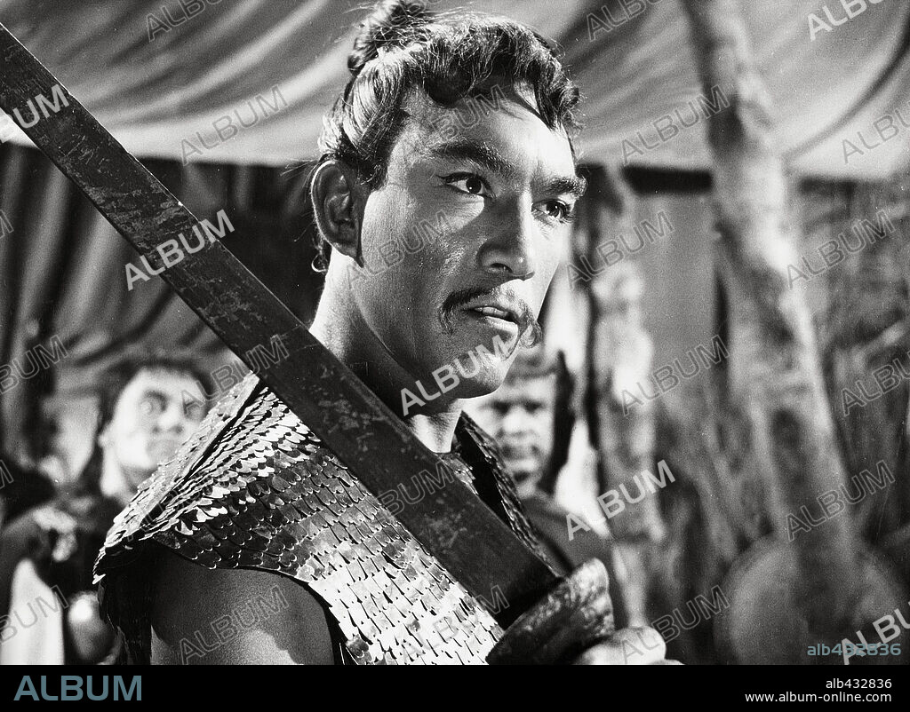 ANTHONY QUINN en HOMBRE O DEMONIO, 1954 (ATTILA). Copyright LUX FILMS/PONTI-DE LAURENTIIS.