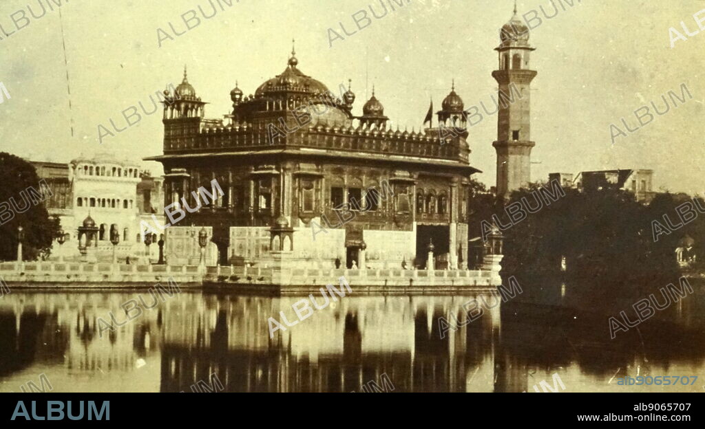 The Golden Temple, also known as Sri Harmandir Sahib ("home of God"), is a Gurdwara located in the city of Amritsar, Punjab, India. It is the holiest Gurdwara ( Sikh place of worship ) and the most important pilgrimage site of Sikhism. The temple is built around a man-made pool (sarovar) that was completed by Guru Ram Das in 1577.