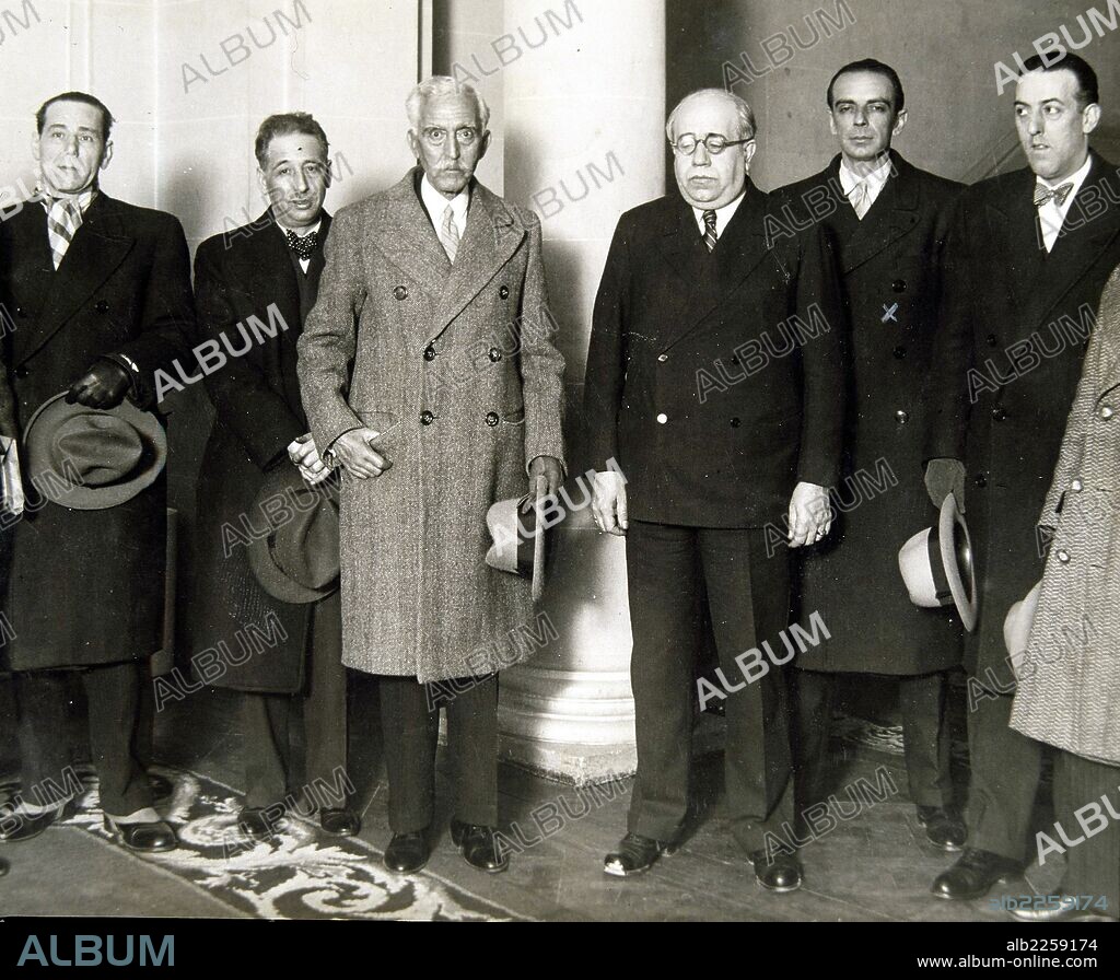 MACIA , FRANCESC. POLITICO Y MILITAR ESPAÑOL. 1859-1933. VISITA EN MADRID AL PRESIDENTE NICETO ALCALA ZAMORA , AÑO 1911.