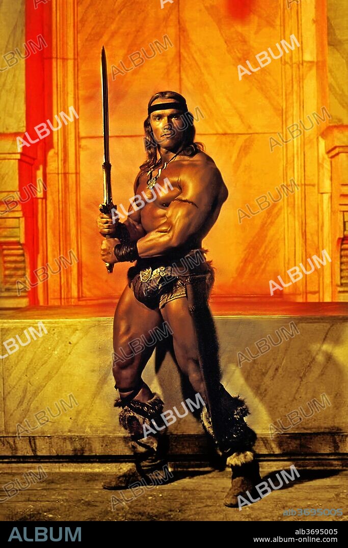 ARNOLD SCHWARZENEGGER en CONAN EL DESTRUCTOR, 1984 (CONAN THE DESTROYER), dirigida por RICHARD FLEISCHER. Copyright UNIVERSAL PICTURES.