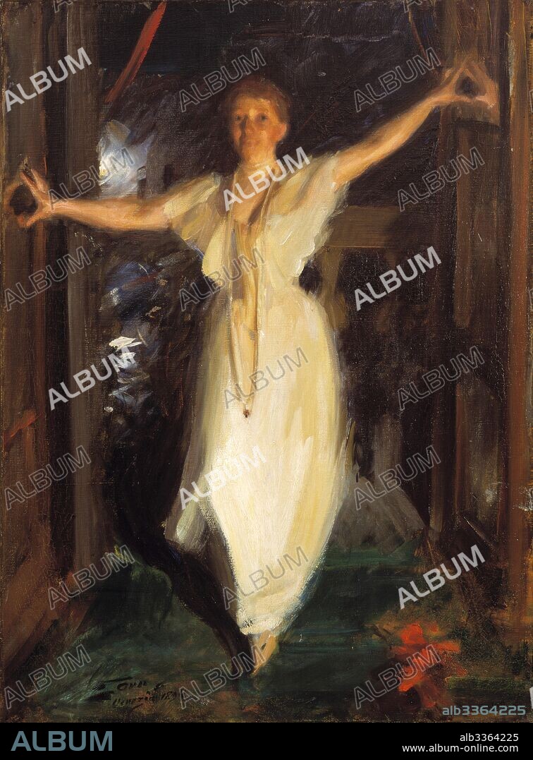 ANDERS LEONARD ZORN. Isabella Stewart Gardner in Venice.