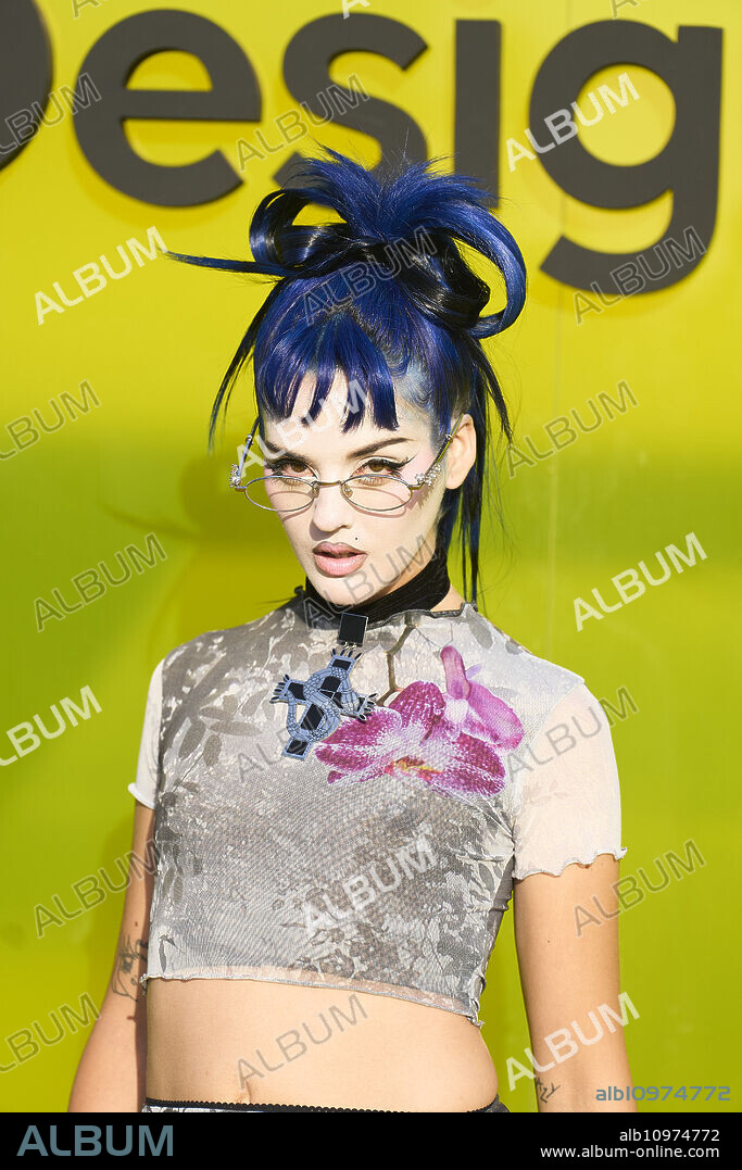 Sita Abellan attends the photocall of the Desigual Fashion Show Spring - Summer 25 collection at on June 7, 2024 in Barcelona, Spain.