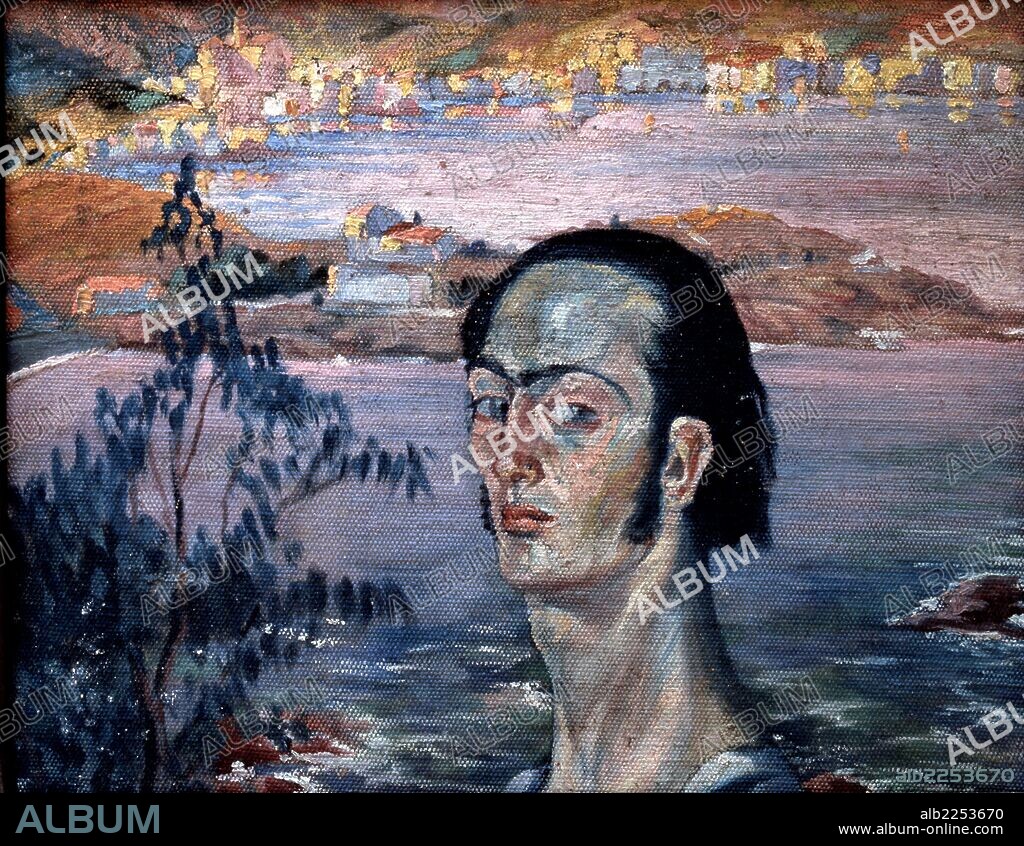 SALVADOR DALÍ. DALI, SALVADOR. PINTOR ESPA¿OL.FIGUERAS 1904-1989. "AUTORRETRATO CON CUELLO RAFAELESCO". FUNDACION GALA-SALVADOR DALI. FIGUERAS.