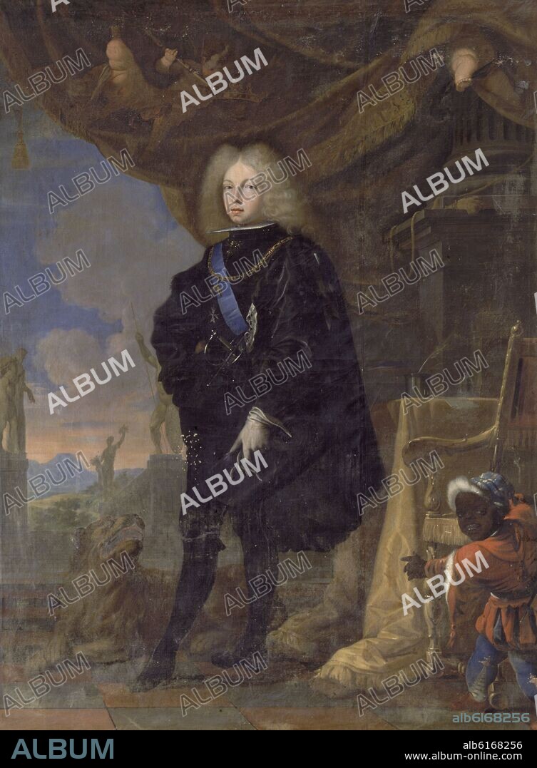 ANTONIO GONZALEZ RUIZ (1711-1785). RETRATO DEL REY FELIPE V - AÑO 1768 - DUQUE DE ANJOU.