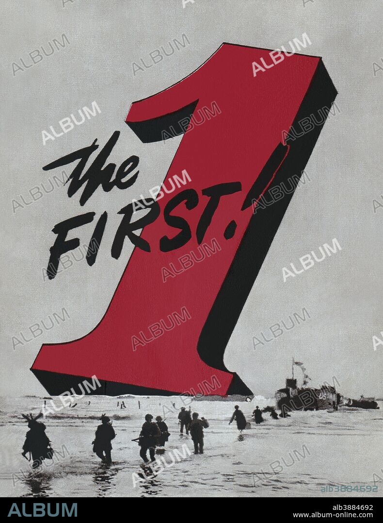 1st Infantry Division of the U.S. Army during World War II. A Big Red One number is superimposed into the image.