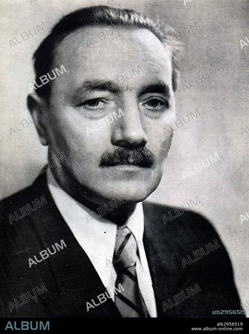 Photograph of Boleslaw Bierut (1892-1956) Polish Communist leader, NKVD agent and a hard-line Stalinist who became President of Poland after the Soviet takeover of the country in the aftermath of World War II. Dated 1942.