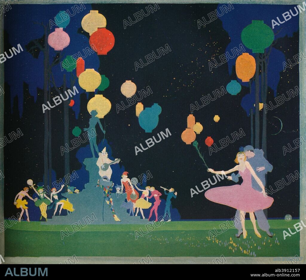 'Fantasia', 1919. Printed by Shackell, Edwards & Co. Ltd. From The British Printer Vol. XXXI. [Raithby, Lawrence & Co., Ltd, London and Leicester, 1919].