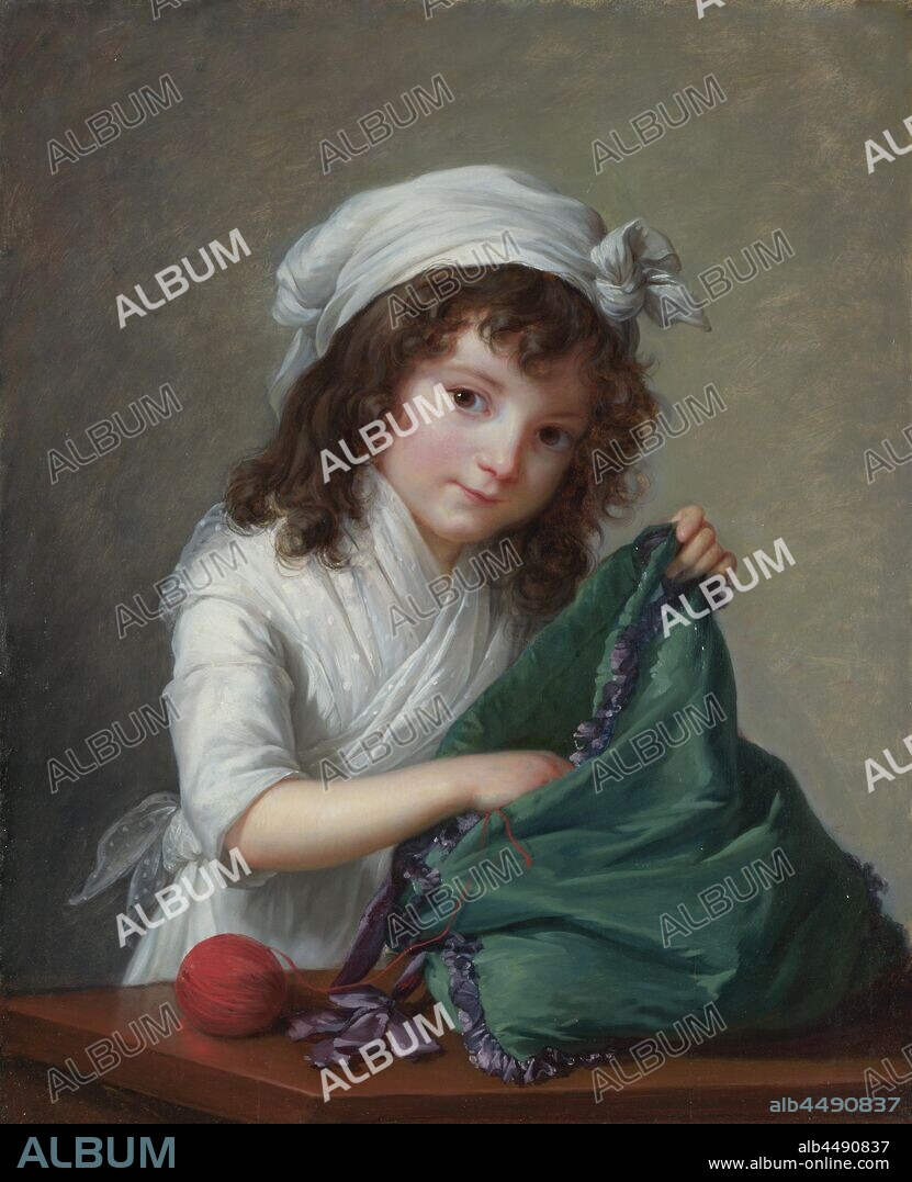 ÉLISABETH LOUISE VIGéE LE BRUN. Mademoiselle Alexandrine-Emilie Brongniart.