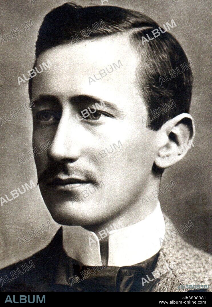 Guglielmo Marconi (April 25, 1874 - July 20 1937) was an Italian inventor, known as the father of long distance radio transmission and for his development of Marconi's law and a radio telegraph system. Marconi is often credited as the inventor of radio, and he shared the 1909 Nobel Prize in Physics with Karl Ferdinand Braun. As an entrepreneur, businessman, and founder of the The Wireless Telegraph & Signal Company in Britain in 1897, Marconi succeeded in making a commercial success of radio by innovating and building on the work of previous experimenters and physicists. In 1924, he was ennobled as Marchese Marconi. Marconi joined the Italian Fascist party in 1923. In 1930, Italian dictator Benito Mussolini appointed him President of the Royal Academy of Italy, which made Marconi a member of the Fascist Grand Council. He died in 1937 at age 63, following a series of heart attacks. As a tribute, all radio stations throughout the world observed two minutes of silence on the next day.