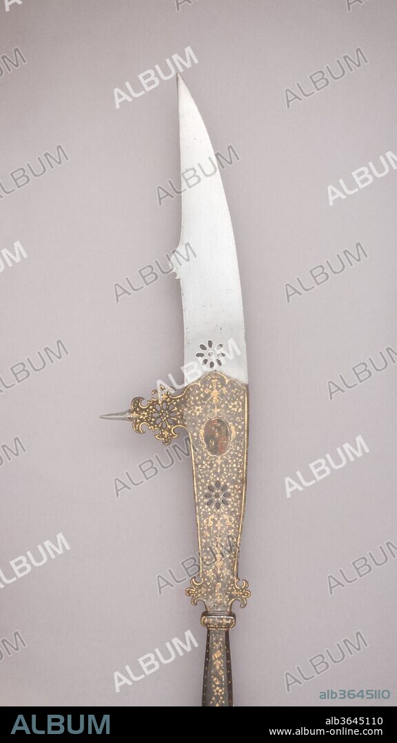 Fauchard. Culture: Italian, Venice. Dimensions: L. 8 ft. 10 in. (269.2 cm); L. of head 33 3/4 in. (85.7 cm); W. 8 in. (20.3 cm); Wt. 7 lb. 13.7 oz. (3563.5 g). Date: ca. 1550.