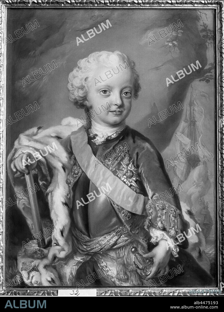 Gustaf Lundberg, King Karl XIII, Karl XIII (1748-1818), King of Sweden and Norway, painting, portrait, Charles XIII of Sweden, 1753, Pastel, Height, 78.5 cm (30.9 inches), Width, 60.5 cm (23.8 inches), Inscription, Carolus Princeps haeredit, Regni Svec, Ao aetatis V. G. Lundberg fecit 1753, a tergo, King Carl XIII as a child painted by Lundberg, a tergo on patch, Signerad, G. Lundberg 1753, contemporary inscription a tergo.