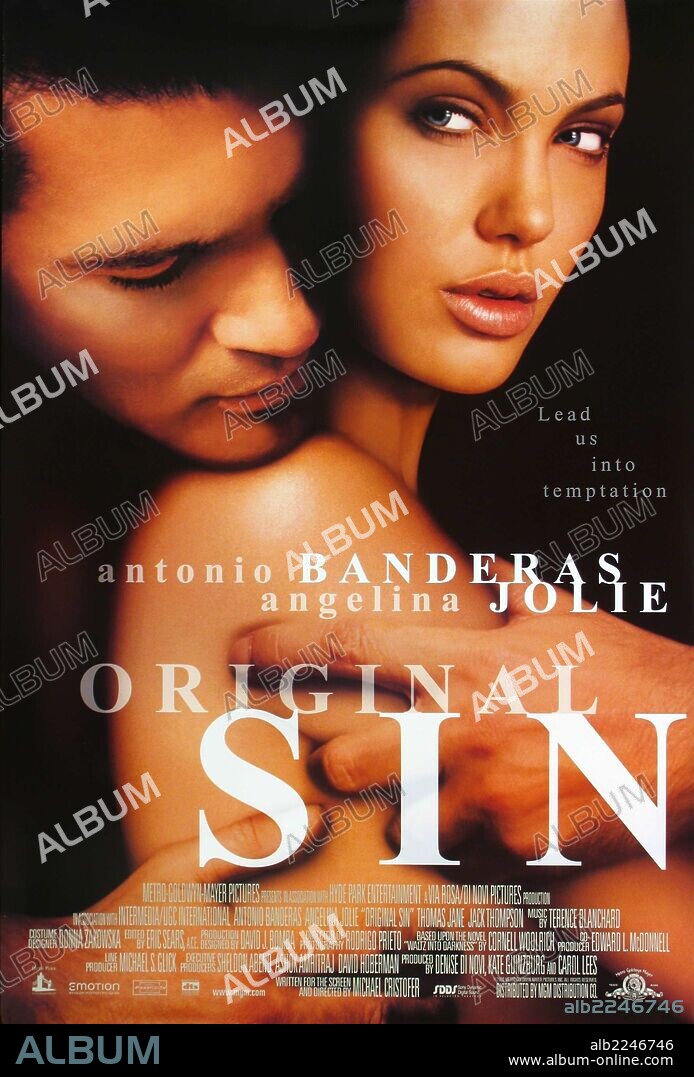 Poster de PECADO ORIGINAL, 2001 (ORIGINAL SIN), dirigida por MICHAEL CRISTOFER. Copyright M.G.M.