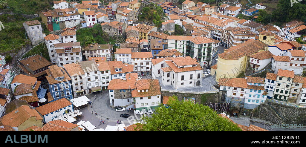 Fishing village of Cudillero in Asturias, Spain.