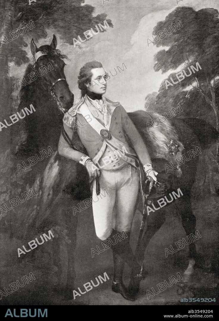 Colonel John Hayes St. Leger, 1756-1800. Lieutenant-Colonel of the 1st Foot Guards and later Major-General. From Buckingham Palace, Its Furniture, Decoration and History, published 1931.