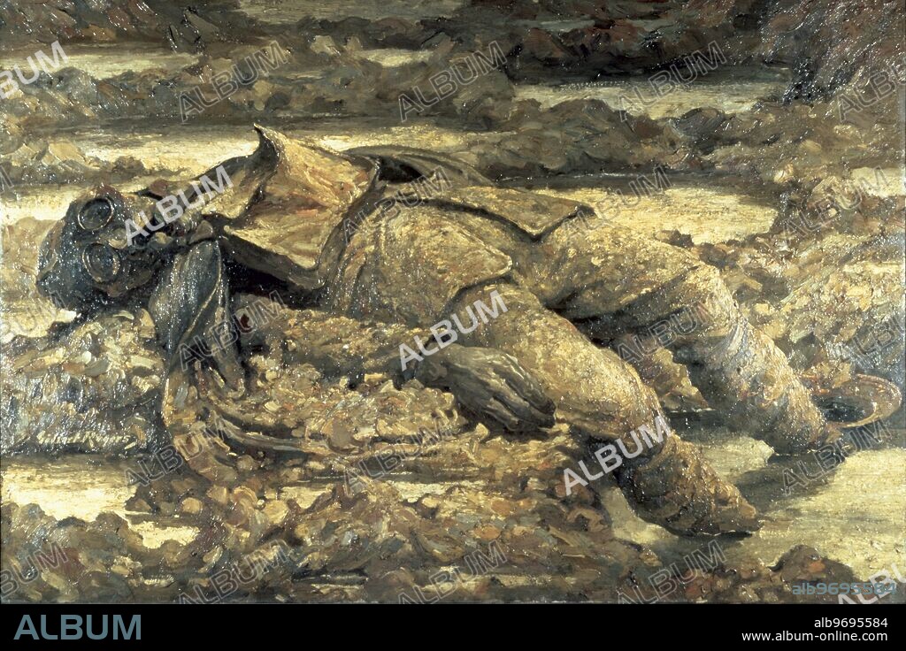 Gassed: 'In arduis fidelis'. Dead Soldier - Gilbert Rogers (fl.1905-15). ©TopFoto.