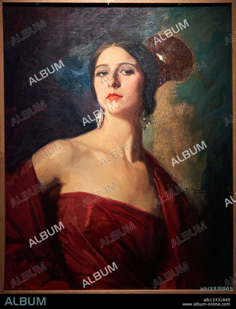 Retrato de Concha Piquer, 1926, MANUEL BENEDITO VIVES (1875-1963), Museo de Bellas Artes de Valencia, Comunidad Valenciana, Spain.