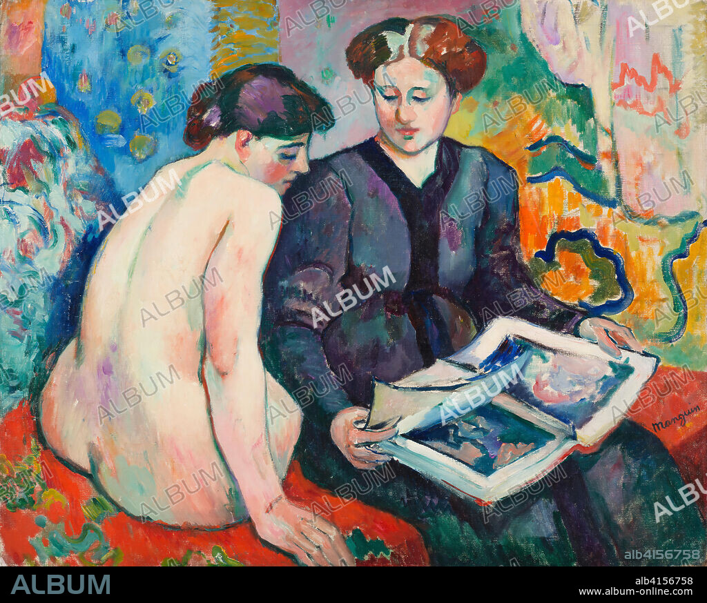 HENRI CHARLES MANGUIN. Henri Manguin (París, 1874-Saint-Tropez, 1949). The Prints (1905). Oil on canvas. 81 x 100 cm.