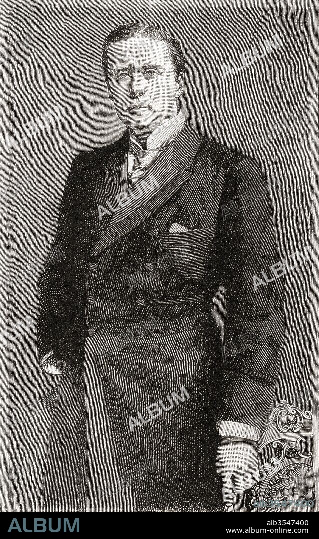 Sir Herbert Beerbohm Tree, 1852 – 1917. English actor and theatre manager. Seen here aged 36. From The Strand Magazine, Vol I January to June, 1891.