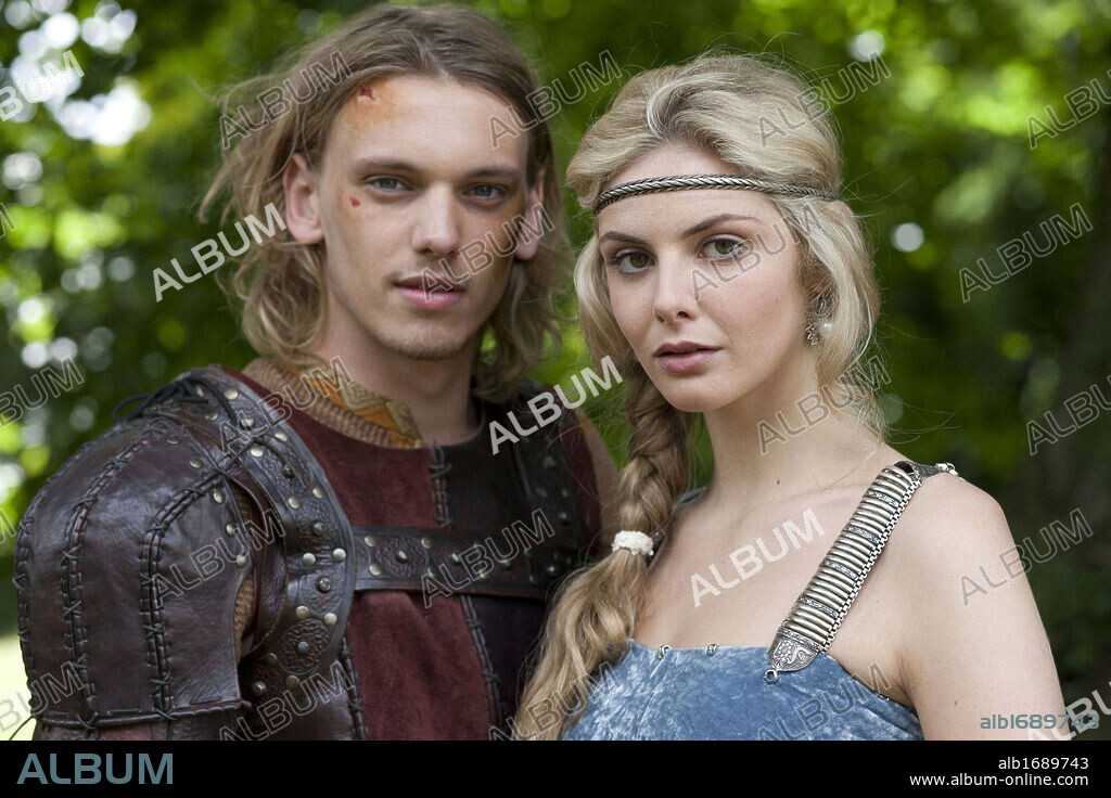 JAMIE CAMPBELL BOWER and TAMSIN EGERTON in CAMELOT, 2011, directed by MIKAEL SALOMON and STEFAN SCHWARTZ. Copyright CBC.