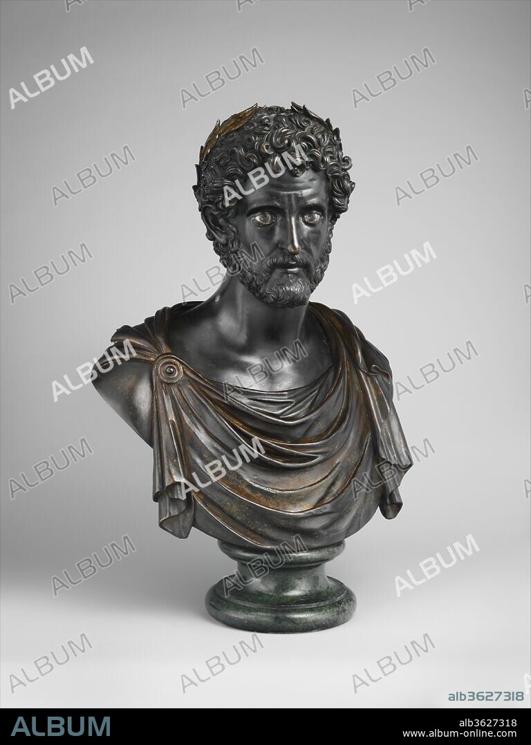 Emperor Antoninus Pius. Artist: Antico (Pier Jacopo Alari Bonacolsi) (Italian, Mantua ca. 1460-1528 Gazzuolo). Culture: Italian, Mantua. Dimensions: Overall without base (confirmed): H. 25 1/4 x W. 19 3/4 x D. 14 1/4 in. (64.1 x 50.2 x 36.2 cm); Height with base (confirmed): 29 7/8 in. (75.9 cm). Date: 1519-22.
Working almost exclusively for the members of the Gonzaga family, frequently at their court in Mantua, Antico earned his nickname by specializing in interpretations of antique Greek and Roman sculpture. Trips to Rome on Gonzaga business afforded him occasions to see the latest discoveries of antiquities, which his patrons avidly collected; helping to acquire and repair those statues and busts gave the sculptor concrete knowledge of ancient art. His precise and elegant style owed much to the care with which he cast and chased his bronzes; this technical refinement of his work, as much as its evocation of the ancient world, appealed to generations of exacting patrons among the Gonzaga, from Gianfrancesco, to Francesco II and his famous wife Isabella d'Este, to Federico II.
Isabella appears to have owned five busts by Antico dating between 1519 and 1522: Cleopatra (Museum of Fine Arts, Boston), Bacchus, Ariadne (both, Kunsthistorisches Museum, Vienna), Alexander (Liechtenstein Museum, Vienna), and Antoninus Pius, the present work. The subsequent Gonzaga ruler, her son Federico II (1500 - 1540), owned a second, later, bust by Antico of Antoninus Pius and one of his wife, Faustina, thought to be those now in the Musée du Louvre, Paris. Federico felt an affinity for this emperor and his wife and apparently had images of them integrated into the decorative scheme of the Sala di Troia in the Palazzo Ducale in Mantua.[1] Renaissance rulers frequently displayed busts of ancient leaders with whose virtues they wished to associate themselves. Astrologer Luca Gauricus called Federico a second Alexander and compared his master with other notables from Roman history.[2] Emperor Antoninus, whose sobriquet "Pius" was conferred on him by the Roman Senate in recognition of his righteousness, was known for high personal standards and was thus an appropriate exemplar for Federico. Furthermore, "Scriptores Historiae Augustae," a manuscript owned by the Gonzaga, records that the emperor was handsome and aristocratic, like Federico himself. [3] Thus, the two busts of Antoninus Pius on view in Mantua by the 1520s held slightly different connotations for their owners: for the learned and art-loving Isabella, the bust now in New York represented an exemplary figure from ancient history as well as a work of art of the highest caliber, and she displayed it with some of her other large and small bronzes on the top shelf of the grotto in her personal apartment in the Palazzo Ducale.[4] For Federico, the bust now in Paris symbolized the virtues and qualities he held dear, and evidently he displayed it in a public salon.
In the 1990s the Museum's bust was linked by Ann Allison to a document of 1524 which states that the sculptor borrowed tools from the state munitions factory to finish a bust of Emperor Antoninus.[5] At that time Allison thought that the Louvre bust was made in Antico's workshop after the master's death;[6] however, a recent cleaning has revealed it to be of higher quality than previously thought, and Allison, having revised her opinion, now believes that the New York bust is the earlier of the two (1519 - 22) and that the Paris bust must be the one made in 1524. She characterizes the busts made for Isabella, including this one, as more refined than those made later for Federico. All of those in the earlier group share a scrupulous definition of the curls of hair within a flowing treatment of the whole; emphasis on the eyes through varied patinations or silvering; and strong noses and polished lips. [7]
Comparison of the Museum's Emperor Antoninus Pius with ancient busts, such as one in the Munich Glyptothek, illustrates how far the artist was willing to take his interpretation. Antico's version shares the general features of its prototype, but the artist sharpened the detailing of the hair and intensified the subject's expression by graving the eyebrows and hollowing the cheeks. The deep, crisply executed locks of hair create a vibrant pattern; such technical virtuosity confirms Antico's presumed training as a goldsmith. The curls on the head join those of the beard to frame the emperor's rather pensive face. A laurel wreath crowns the head and separates the deeply worked curls from a flatter swirl of hair above the wreath. Technical examination has revealed that the head and bust were modeled separately and joined where the long neck lifts the head majestically from the shoulders. The flowing lines of the toga encircle the torso and conceal the point of juncture.[8] Confidently modeled, Antico's bust rivals the great classical portrait busts; brilliantly finished, it gives a most welcome idea of how splendid ancient examples, so often battered, must once have looked.
[Ian Wardropper. European Sculpture, 1400-1900, In the Metropolitan Museum of Art. New York, 2011, no. 16, pp. 56-59.]
Footnotes:
[1] Ann Hersey Allison. "L'Antico e i fratelli Lombardo: Relazioni tra Venezia e le corti di Mantova e Ferrara, circa 1490-1530." In L'industria artistica del bronzo del Rinascimento a Venezia e nell'Italia settentrionale: Atti del Convegno Internazionale di Studi, Venezia, Fondazione Giorgio Cini, 23 e 24 ottobre 2007, edited by Matteo Ceriana and Victoria Avery, pp. 109-34. Verona, 2008, p. 130.
[2] See E.H. Gombrich. "The Sala dei Venti in the Palazzo del Te." Journal of the Warburg and Courtauld Institutes 13, nos. 3-4 (July-December 1950), pp. 189-201, p. 200, n. 5.
[3] Alessandro Luzio and Rodolfo Renier. "I Filefo e l'umanismo alla corte dei Gonzaga." Giornale storico della letteratura italiana 16 (1890), pp. 119-217, pp. 136 - 37, n. 4, notes that this manuscript was in the library of Ludovico II Gonzaga.
[4] Allison 2008.
[5] Ann Hersey Allison. "The Bronzes of Pier Jacopo Alari-Bonacolsi, Called Antico." Jahrbuch der Kunsthistorischen Sammlungen in Wien 89-90 (1993-94), pp. 35-310, p. 296, doc. no. 84.
[6] Ibid., pp. 61, 260 - 64, no. 40. Citing a scientific study showing that the surface of the Louvre's bust has been compromised, Bernard Jestaz attributed it and the Faustina directly to Antico, dating them later, as posthumous casts, to 1536 - 39 (Jestaz in Gonzaga: La celeste galleria. Le raccolte. Exh. cat. edited by Raffaella Morselli. Palazzo Te and Palazzo Ducale, Mantua; 2002. Milan, 2002, pp. 353 - 54, no. 137). Marc Bormand (in Bonacolsi, l'Antico: Uno scultore nella Mantova di Andrea Mantegna e di Isabella d'Este. Exh. cat. edited by Filippo Trevisani and Davide Gasparotto. Palazzo Ducale, Mantua; 2008-9. Milan, 2008, pp. 266 - 68, nos. vii.5, 6) noted the better quality of the Louvre bust of Antoninus as revealed by conservation and its similarity to the New York bust.
[7] James David Draper in Die Bronzen der fürstlichen Sammlung Liechtenstein. Exh. cat. by James David Draper, Johanna Hecht, and Olga Raggio. Liebieghaus, Frankfurt am Main; 1986-87. Frankfurt am Main, 1986, p. 260.
[8] For a full discussion of Antico's technique, see Richard E. Stone. "Antico and the Development of Bronze Casting in Italy at the End of the Quattrocento." Metropolitan Museum Journal 16 (1981), pp. 87-116.